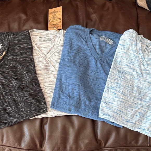 Vertical Sport Other - KEEP or RESELL! 4 NWT V-neck Pocket T-shirts 4 PACK! SLIM FIT $128 retail!